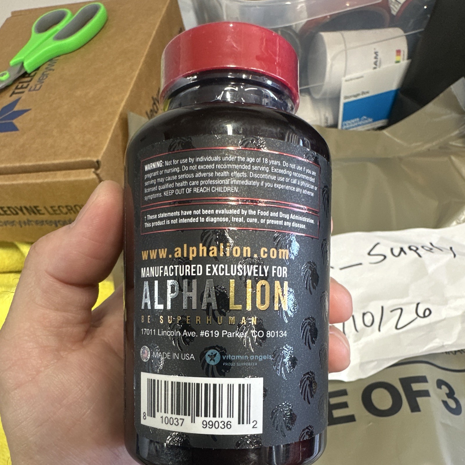 Alpha Lion SuperHuman Muscle Builder Capsules 60 Count