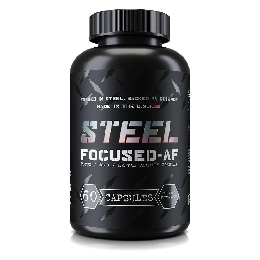 Steel Supplements Focused-AF Pre-Workout / Strength / Energy / Focus / Nootropic