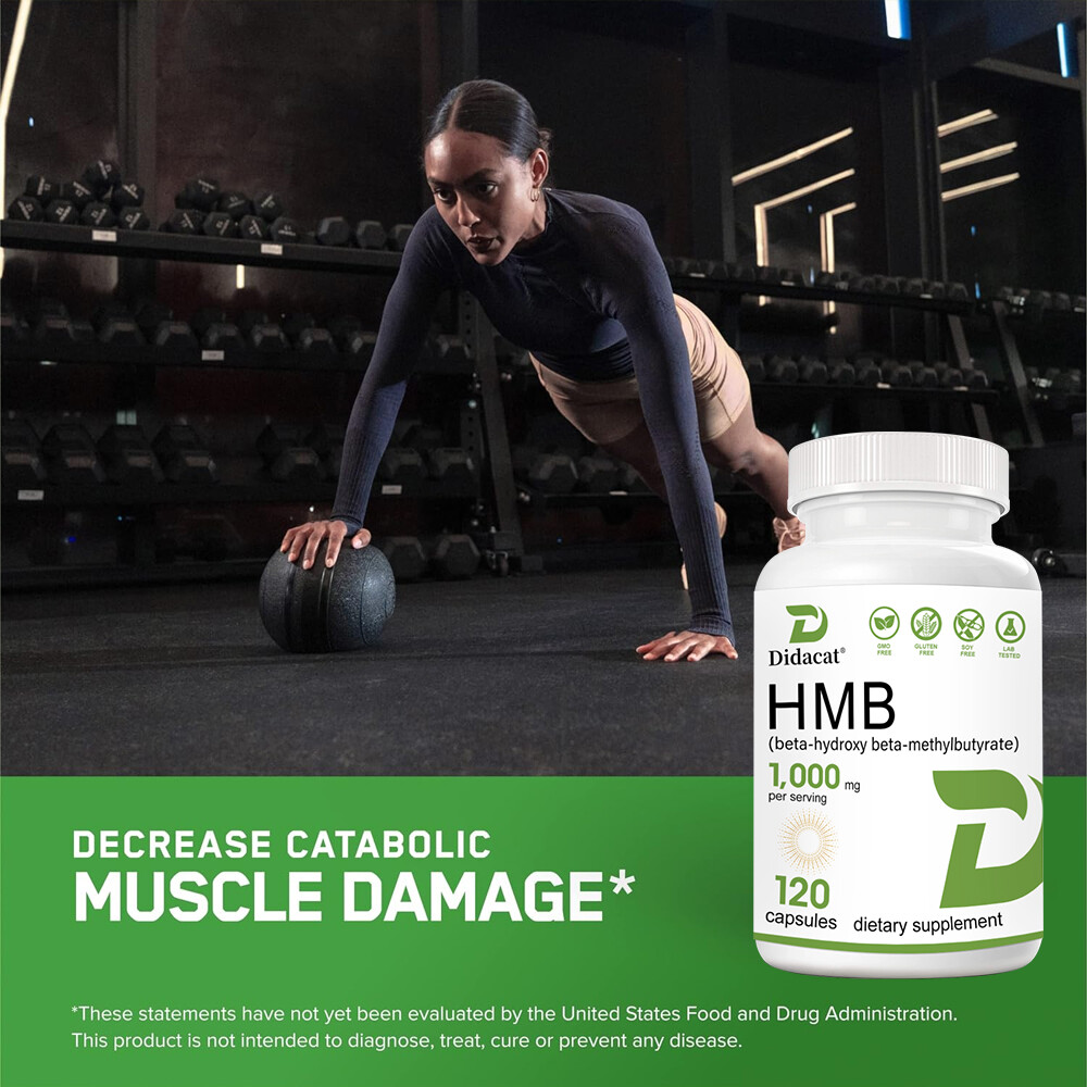 HMB (Beta-Hydroxy Beta-Methylbutyric) 1000mg 30 To 120 Capsules, Muscle Growth