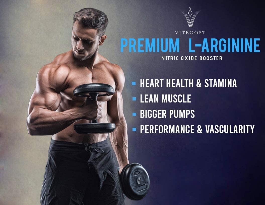 L Arginina 1500mg Suplementos para Resistencia, Músculo, Vascularidad y Energía