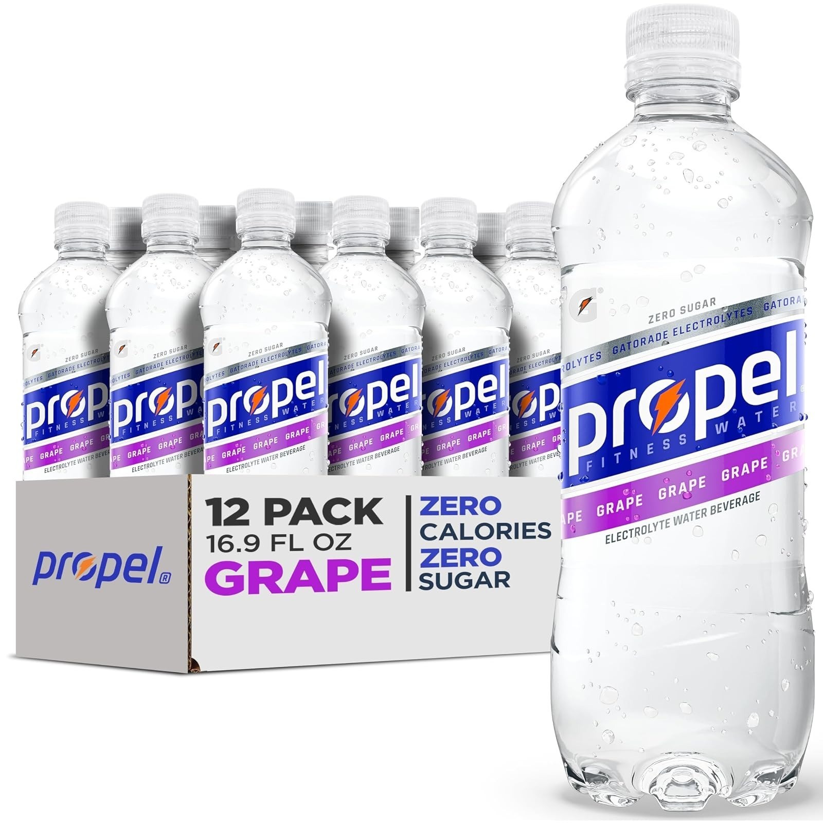 Propel Electrolyte Enhanced Water – 3 Flavor Variety Pack – 12 Bottles