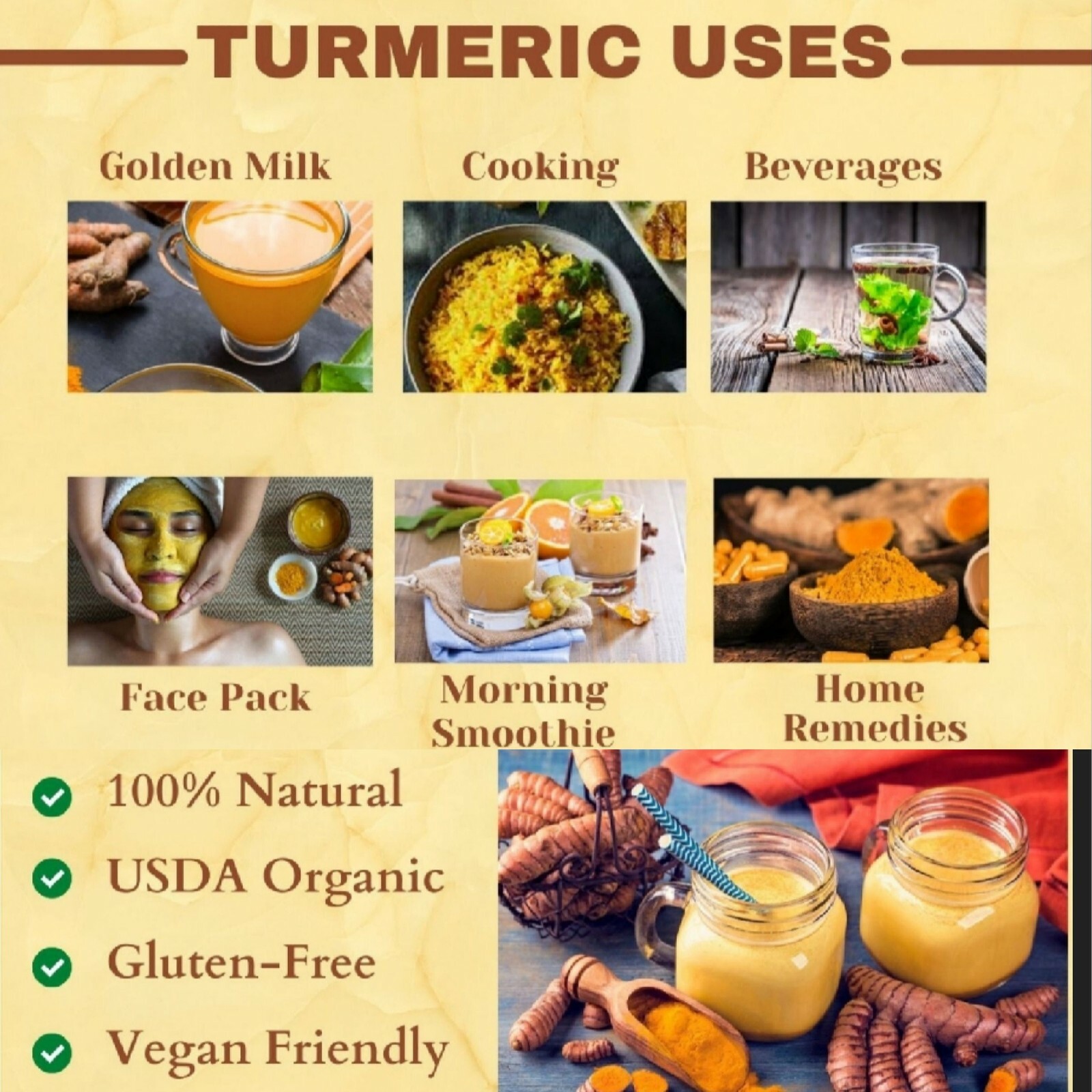 TURMERIC POWDER 1lb ORGANIC, Boost Immunity, Healthy Gift, Joint Support, Weight