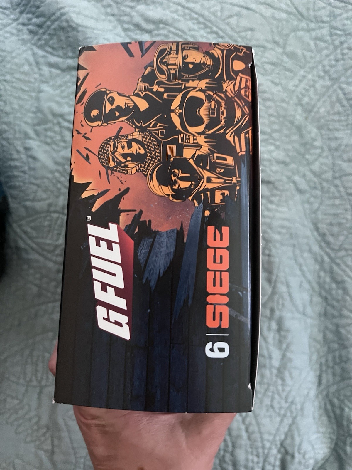 G-Fuel Rainbow Six Siege Breach Berry Collector’s Box Tub Shaker Cup & Stickers