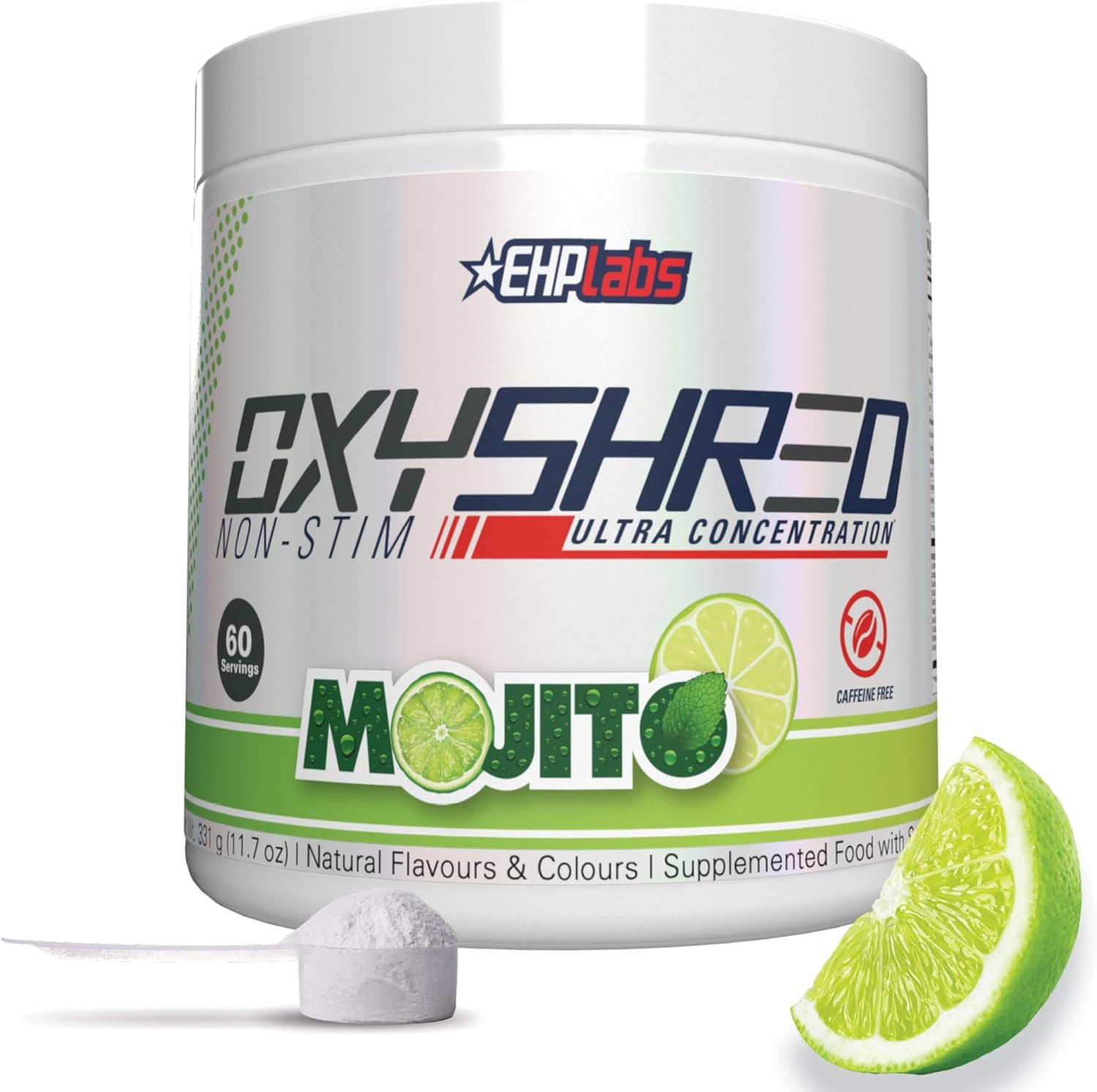 Oxyshred Non Stimulant Pre Workout Powder – Stim Free Pre Workout, Caffeine Free