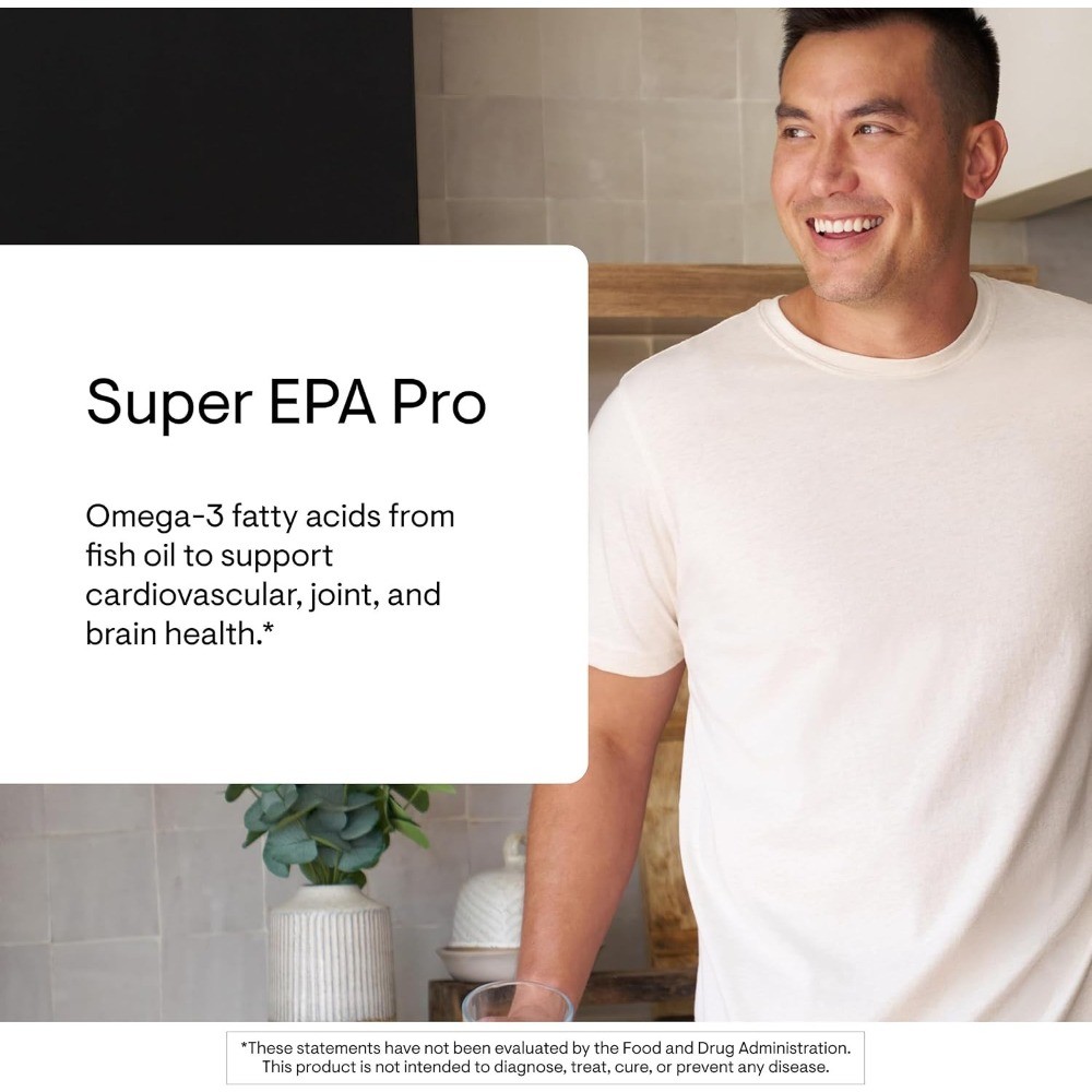 Thorne Super EPA Pro Sustainable Omega-3 EPA DHA Heart & Brain Support Softgels