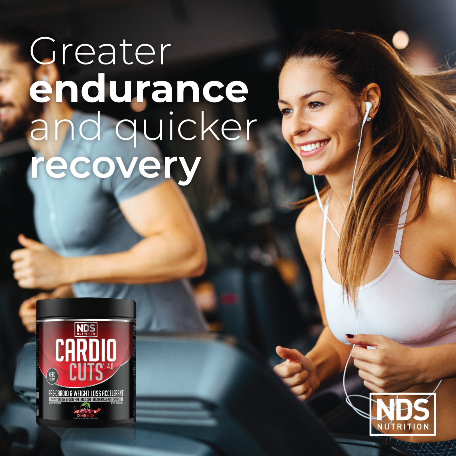 CARDIO CUTS 4.0 – Pre-Cardio / Weight Loss Drink Mix – Cherry Slush (40 Serve)