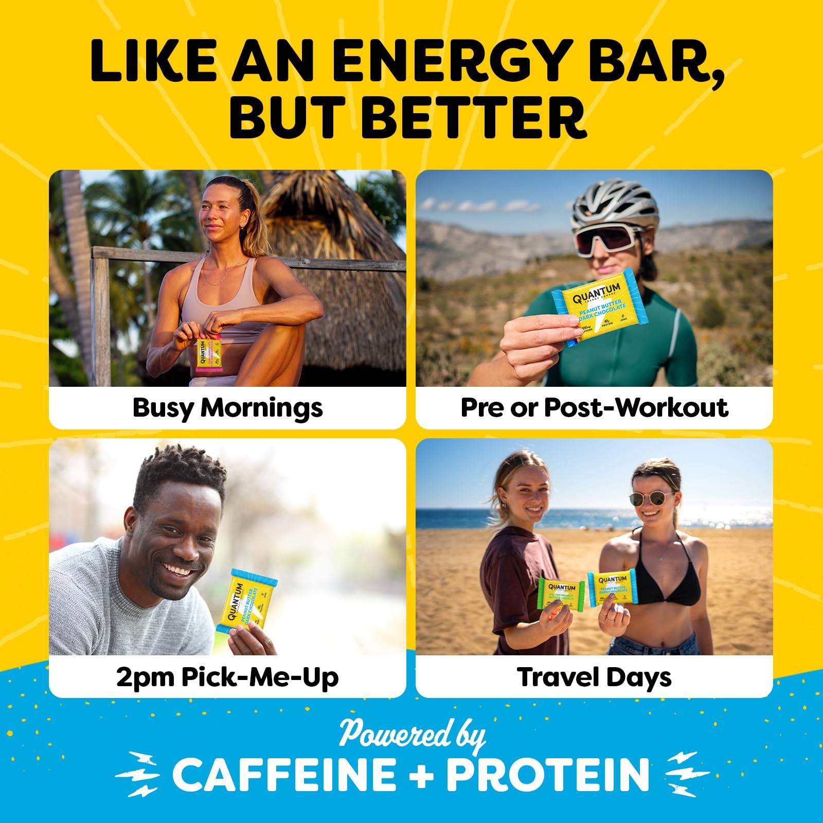 Quantum Energy Squares Quantum Energy Square Energy Bar 10G Protein. Delicious
