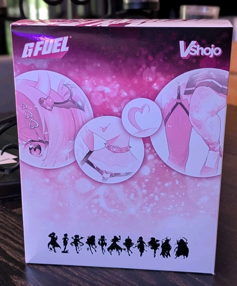 G FUEL X Ironmouse Feisty Latina Collector’s Box w/ Sticker & Standee