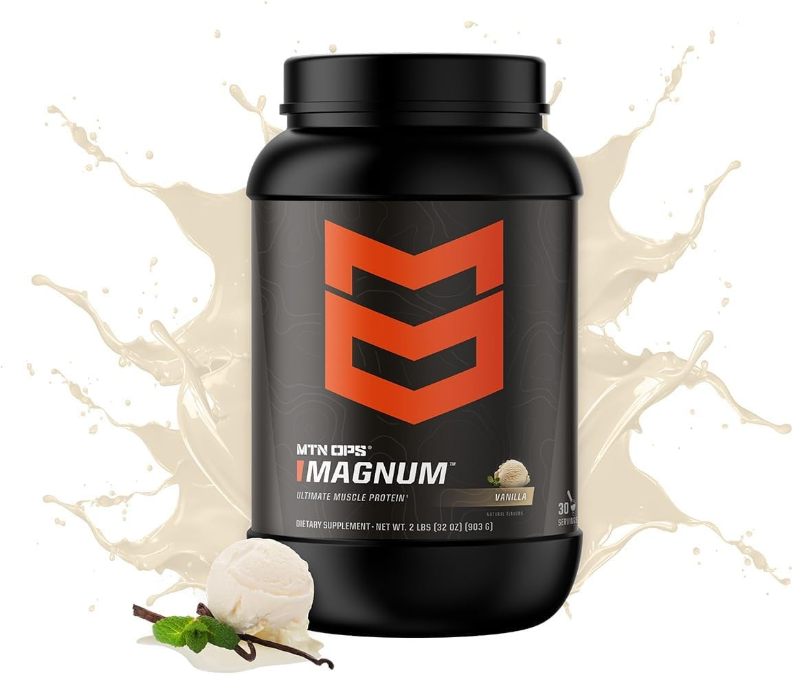 Magnum Protein Powder 23G Protein per Serving Whey Protein Blend with Bcaas Low