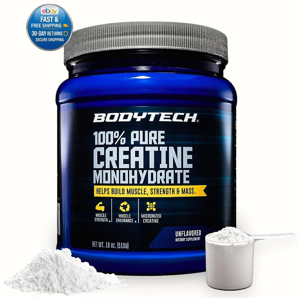 Creatine Monohydrate Powder, 102 Servings (Pack of 1), No Color