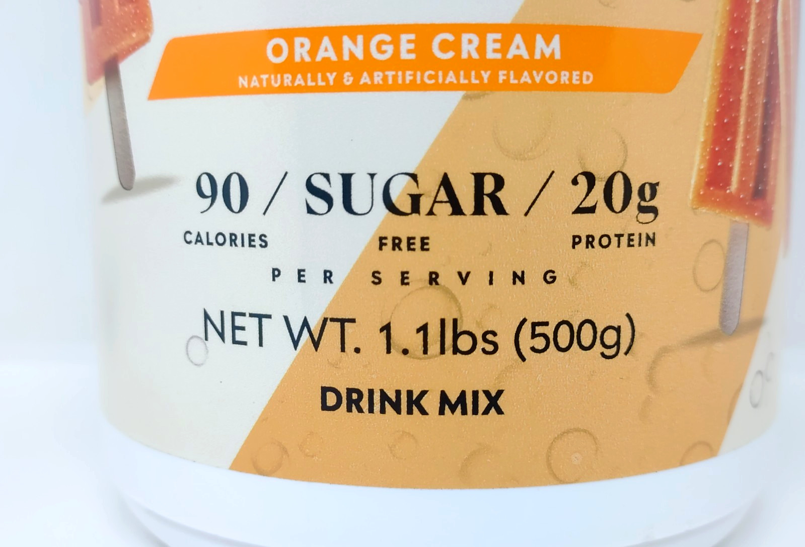 Clear Whey Isolate Protein Powder Orange Cream, 20 Servings, 1.1lbs