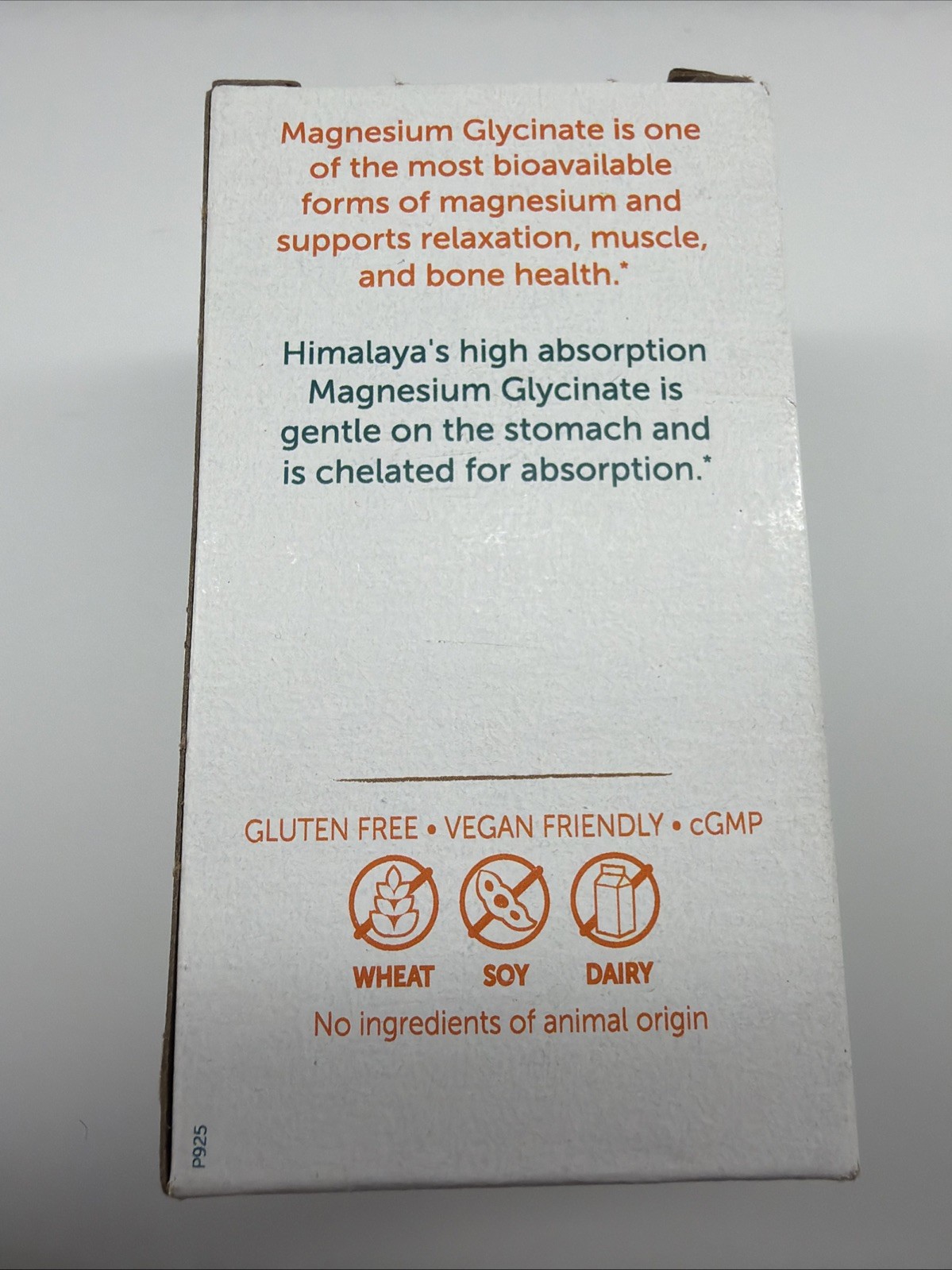 Himalaya Organics Highly Absorbable Magnesium Glycinate Support Overall 120 cap