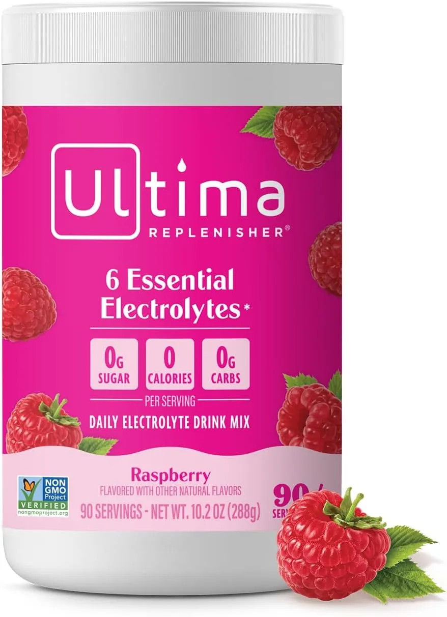 Ultima Replenisher Electrolyte Powder Drink Mix Passionfruit 90 Serving Canister