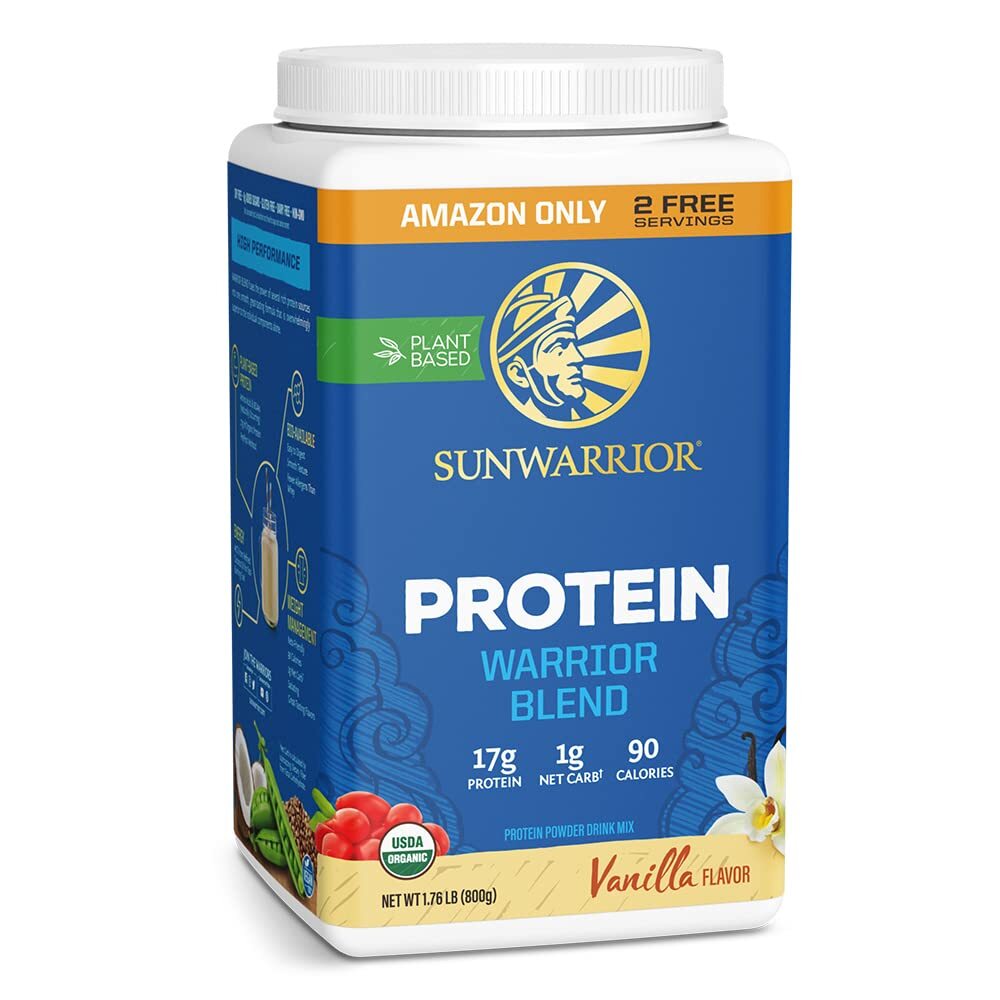 Sunwarrior Vegan Protein Powder Plant-Based USDA Organic | BCAA Amino Acids H…