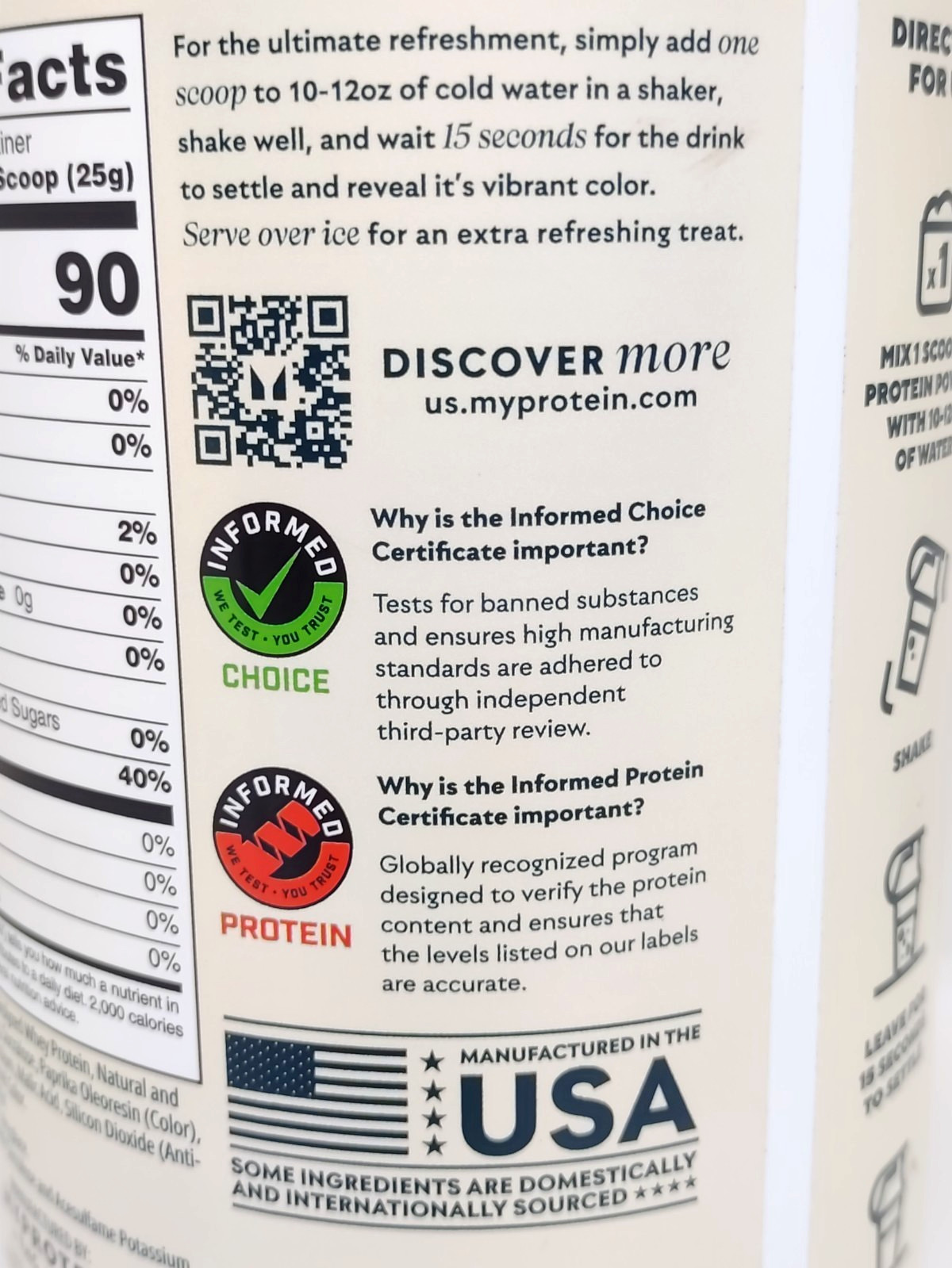 Clear Whey Isolate Protein Powder Orange Cream, 20 Servings, 1.1lbs