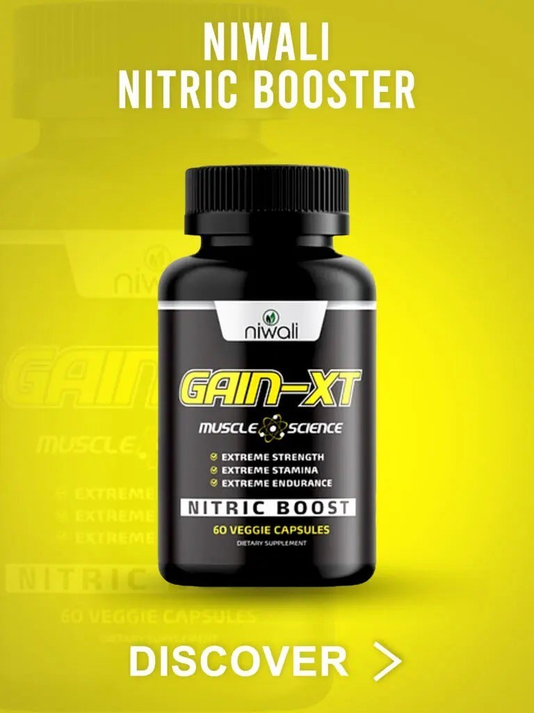 Gain XT 1600 mg Nitric Oxide Supplement for Muscle Growth / Amino Acids Support