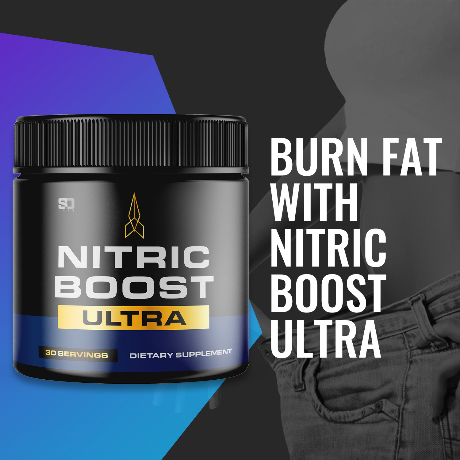 Nitric Boost Ultra Powder – Boost Energy and Support Active Lifestyles (1 Pack)