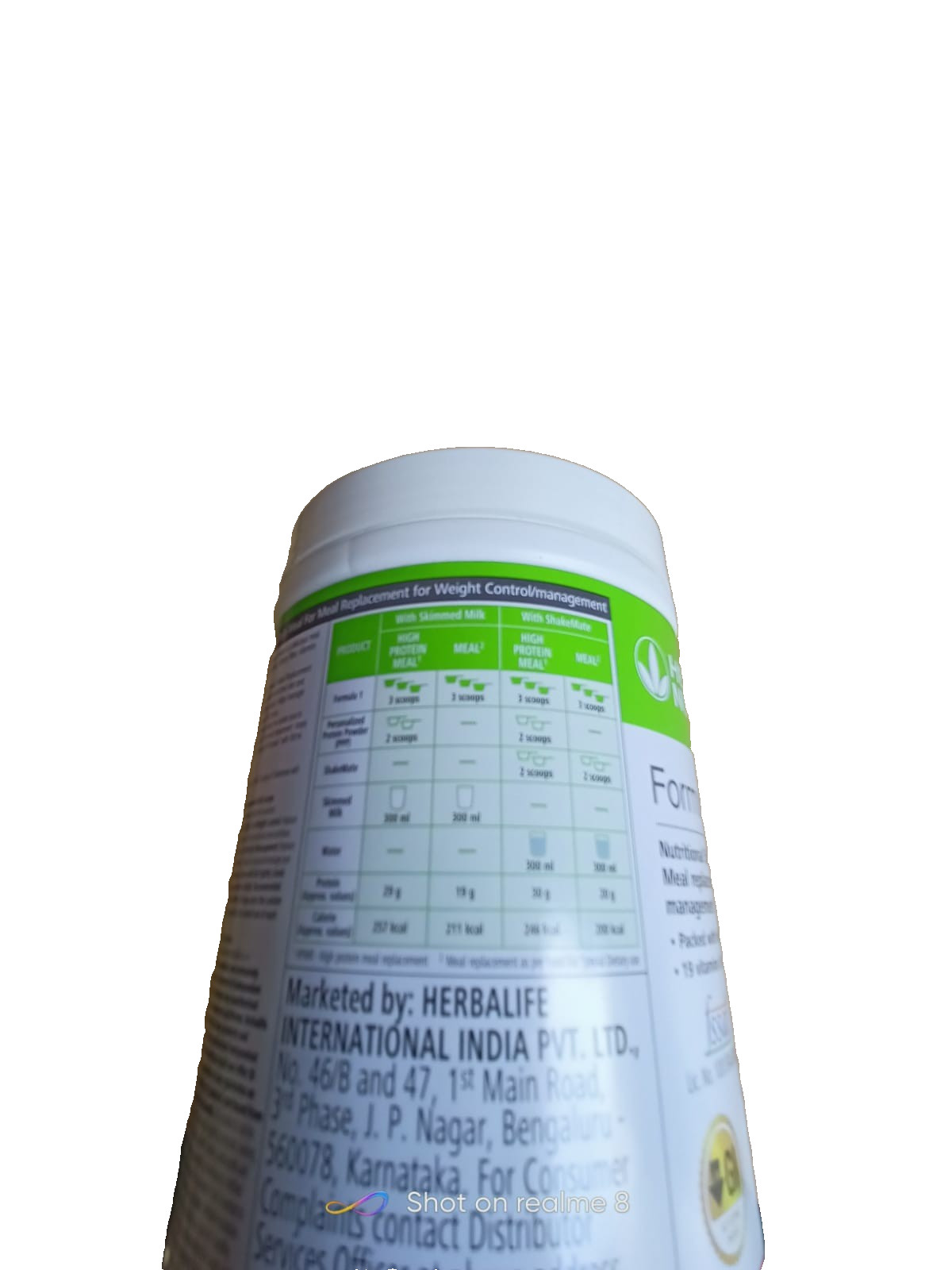 Herbal Life Nutrition Formula 1 Nutritional Shake Mix Strawberry Flavor 500 g fs