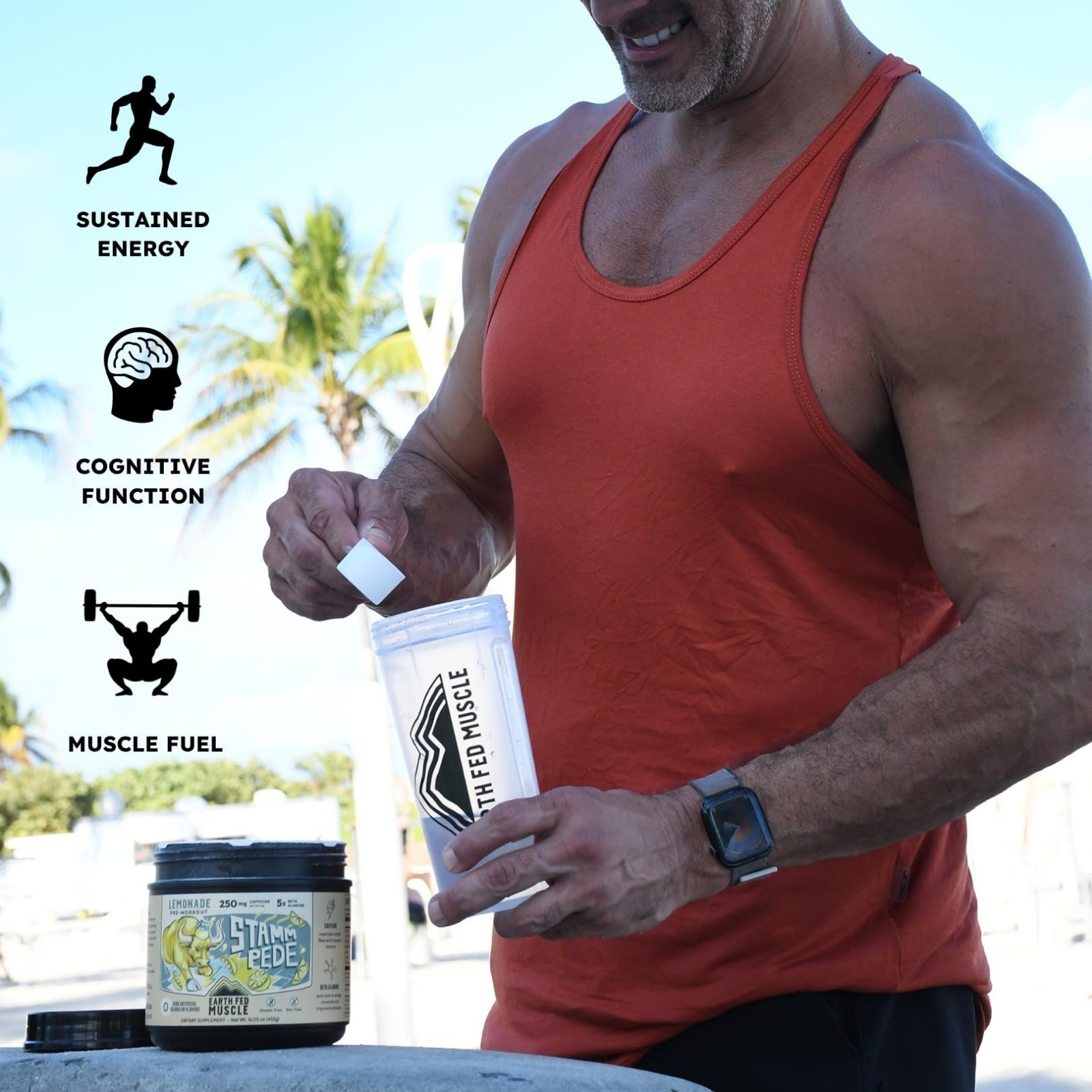 Lemonade Pre Workout Supplement – 250mg Caffeine, 5g Beta Alanine, Citrulline, 2