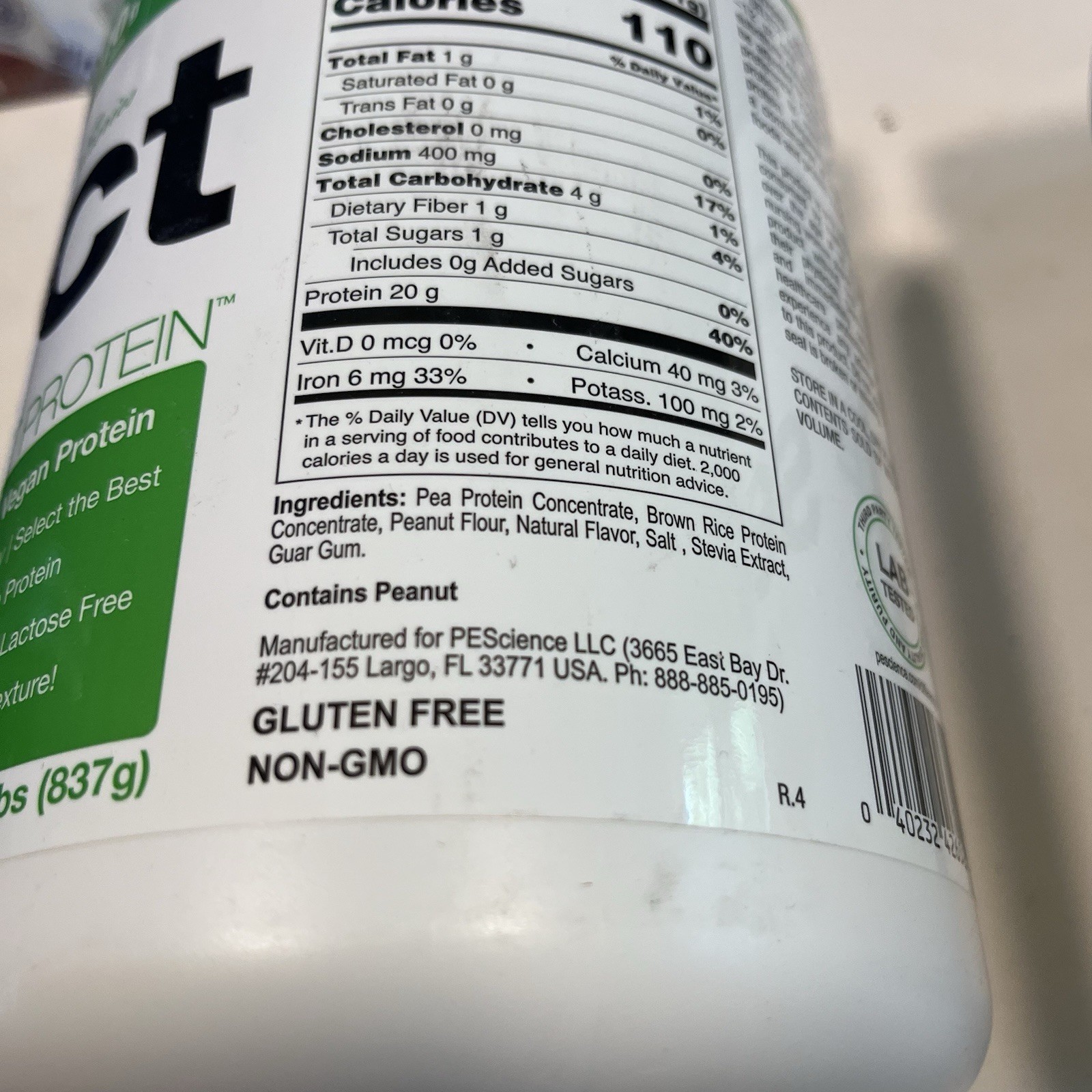 PEScience Select Protein 27 Serving Peanut Butter Delight Sealed Lot Of 2