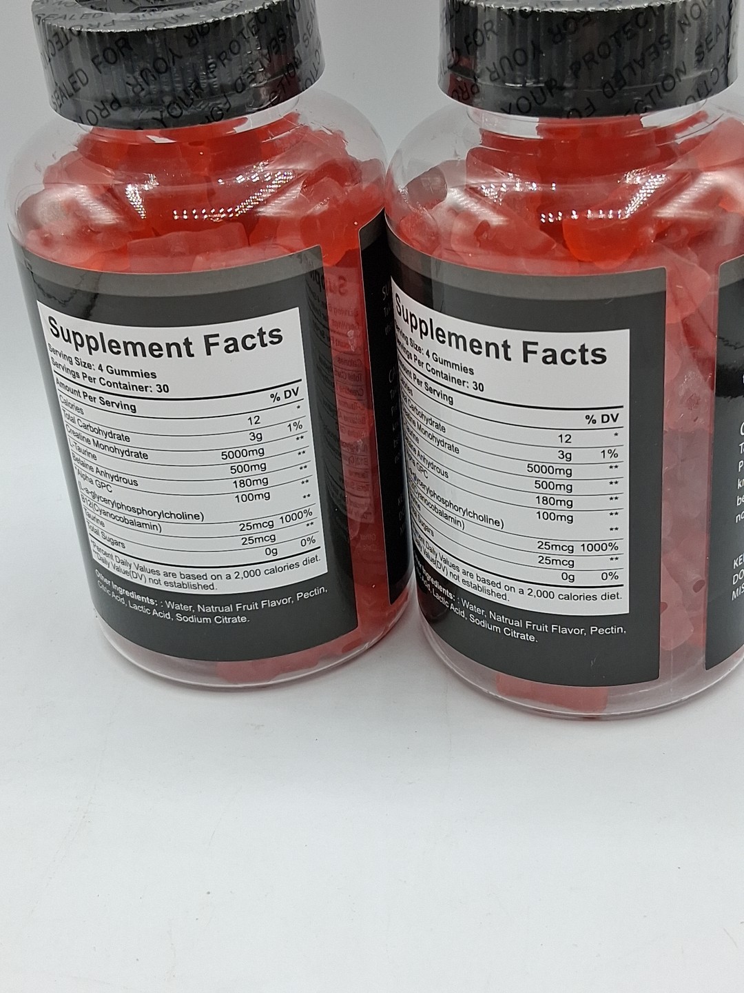 Oobvious Creatine Monohydrate Gummies 5000mg 120 Count Strawberry 2-Pack 5/26