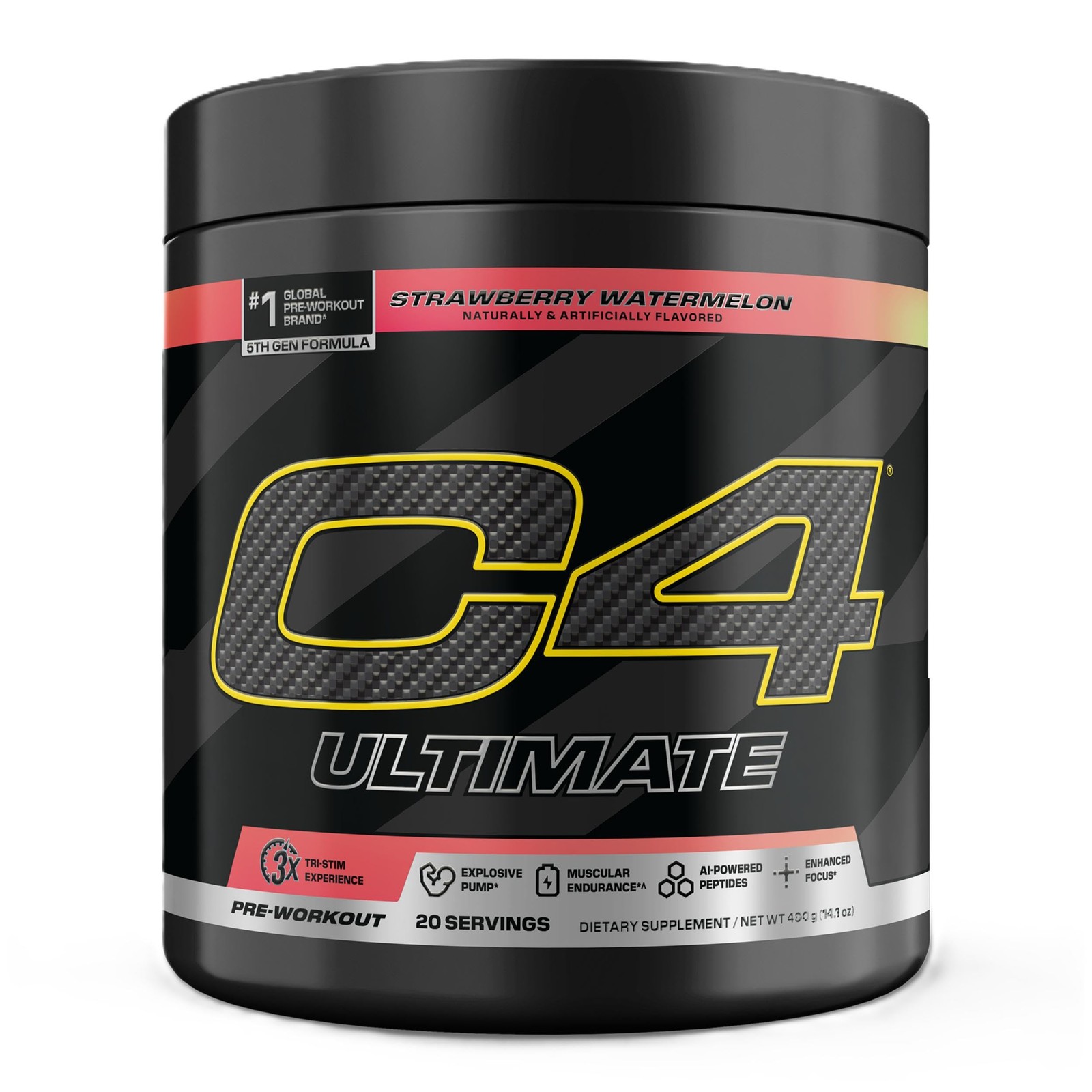 C4 Ultimate Pre Workout 11.5 Ounce (Pack of 1), 20 Servings 1)