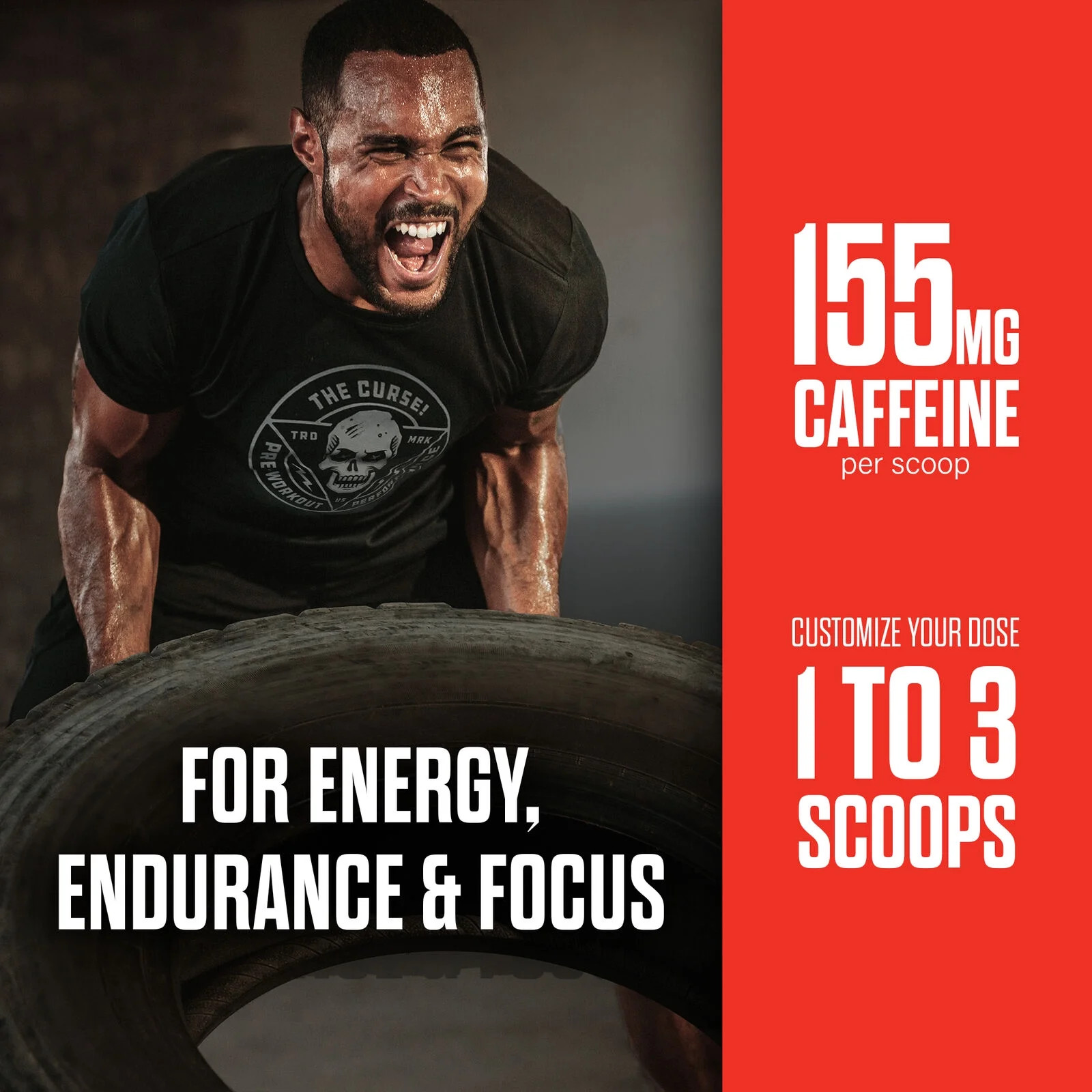 JNX Sports® the Curse Pre Workout Powder Cherry Limeade Pre Workout Mix for Ener