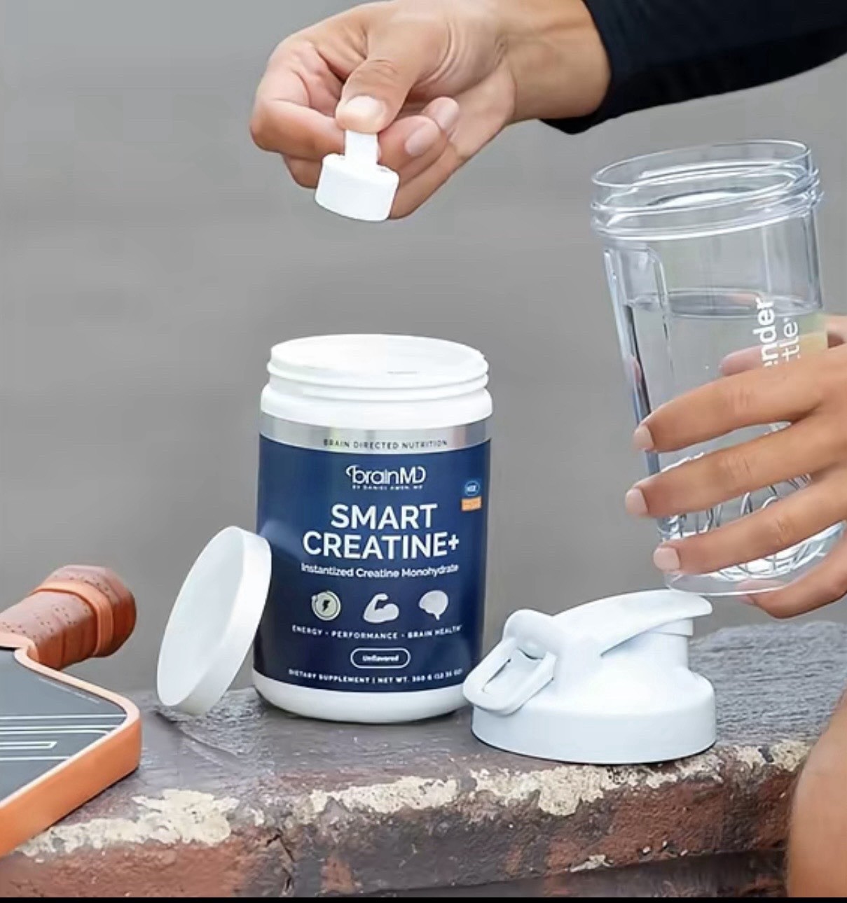 BrainMD Smart Creatine+ Instantized Creatine Monohydrate Unflavored 309g NEW