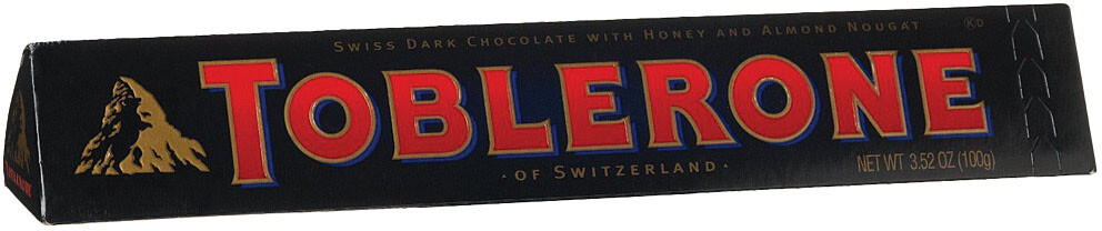 Toblerone Dark Chocolate Bar – 3.52oz Indulgent Snack