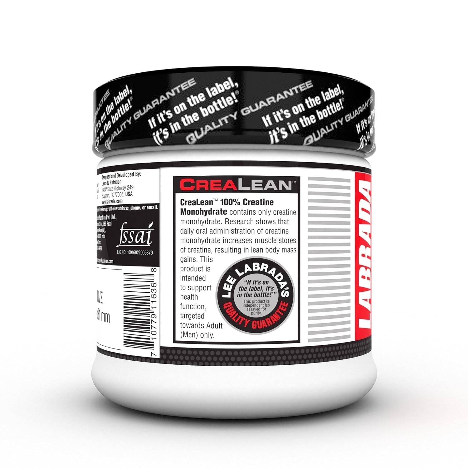 Labrada CreaLean Powder (Post Workout, Muscle Repair) For 83 Servings, 250 Gm