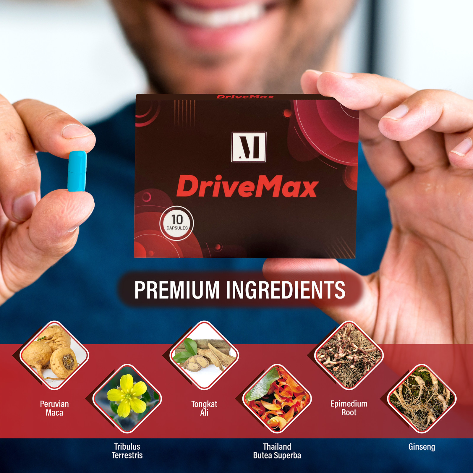 DriveMax, Sports Nutrition for Max Vitality, Performance, Energy, Endurance