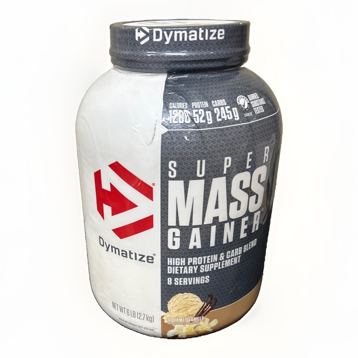 Dymatize Nutrition Super Mass Gainer/ Gourmet Vanilla /6 Pound Exp: 03/28