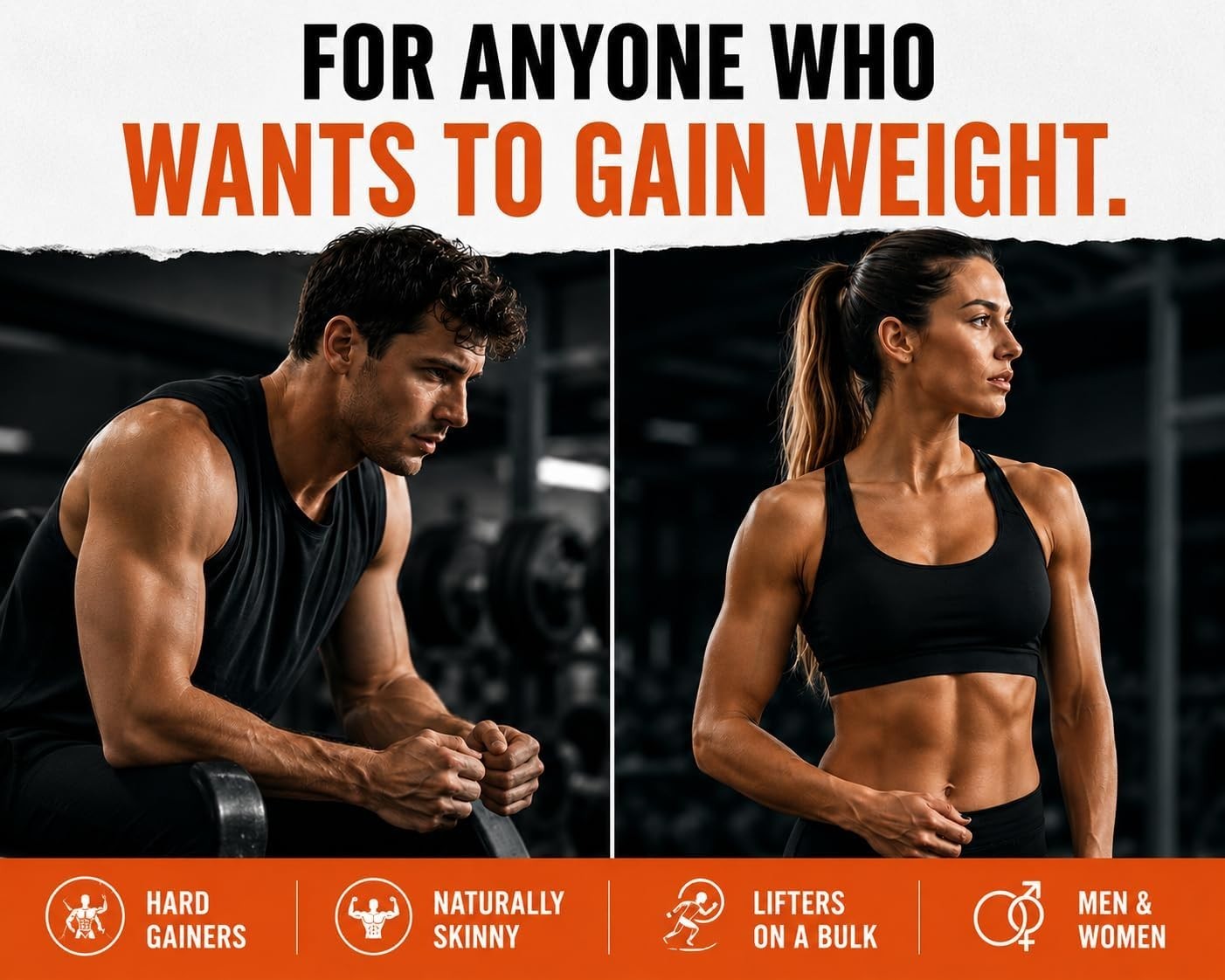 Hunger Bulk Support Appetite Booster L-Leucine + SA3X for Men & Women Made in US