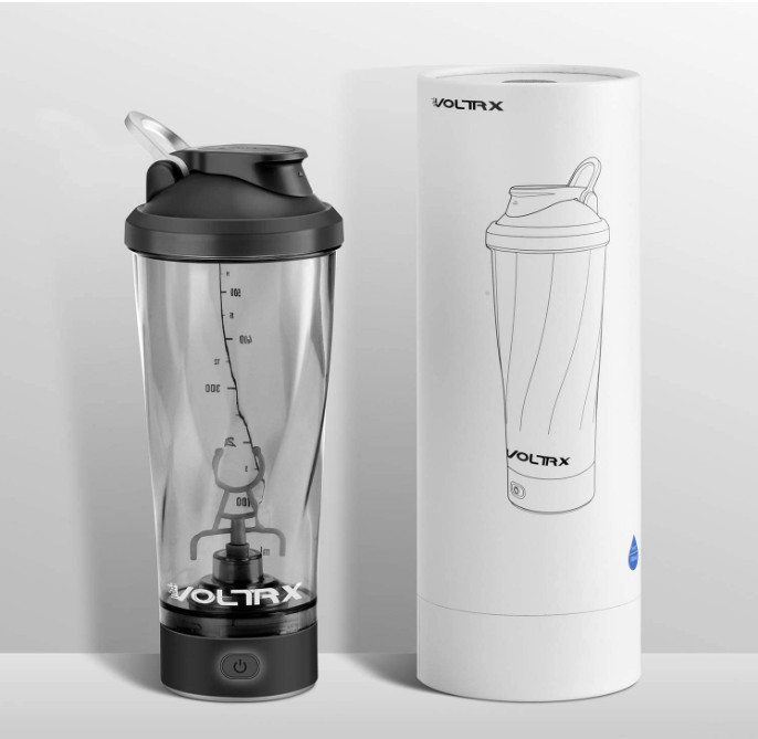 Electric Protein Shaker Bottle USB Port-24 oz Gym Sports Bottle Drink Mixing Cup