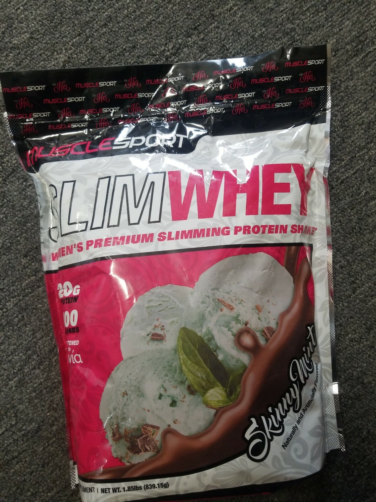 Muscle Sport Slim Whey Her women Premium slimming whey protein isolate 1.85lb