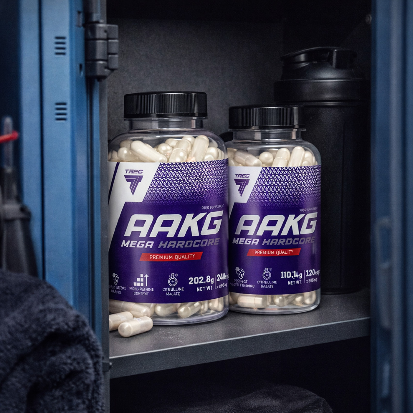 AAKG MEGA HARDCORE – Strong NO Nitric Oxide Booster Arginine & Citruline Malate