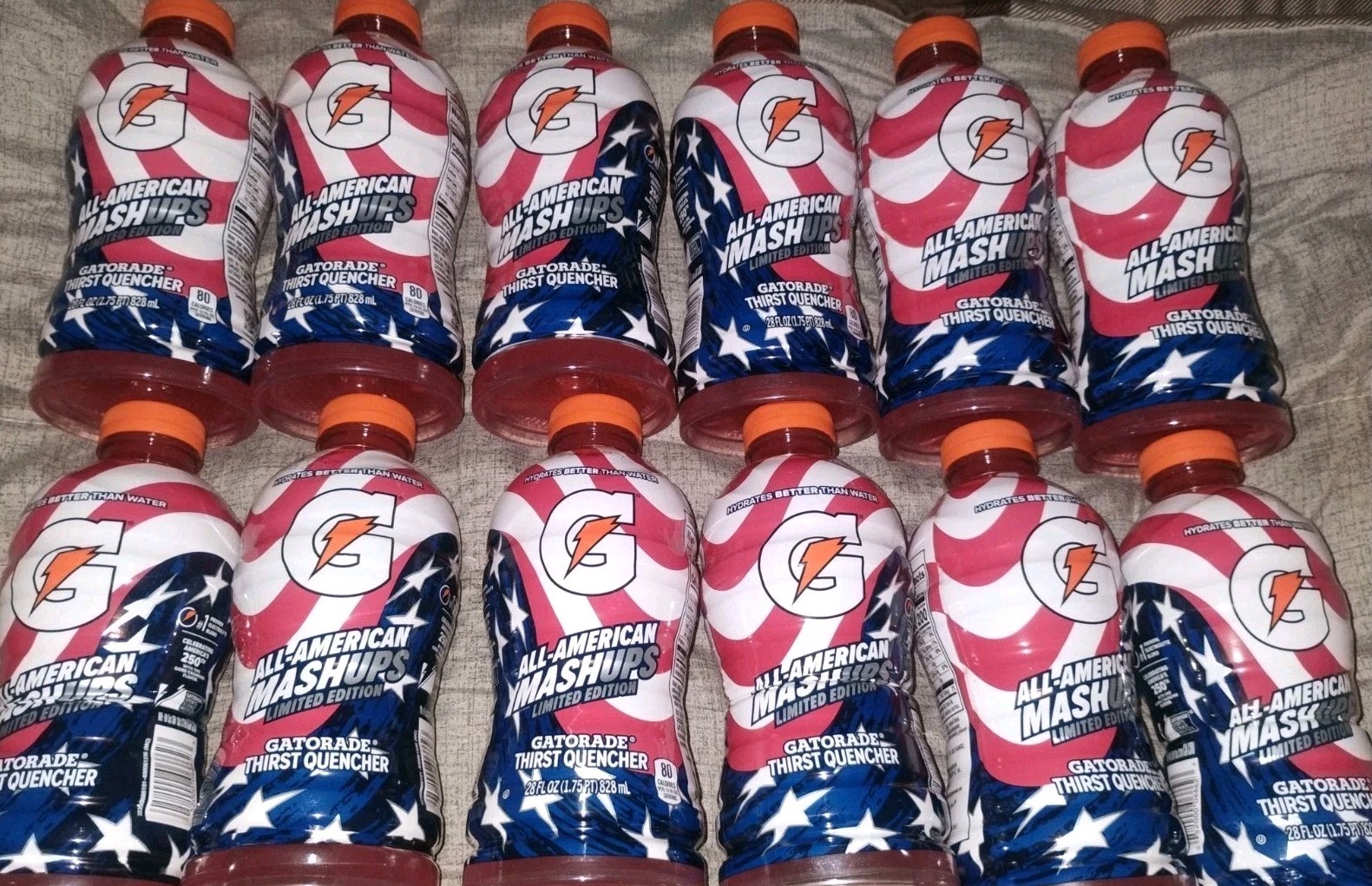 New Unopened Gatorade All American Mashup Lot Of 12 Sports Drinks 28 Oz