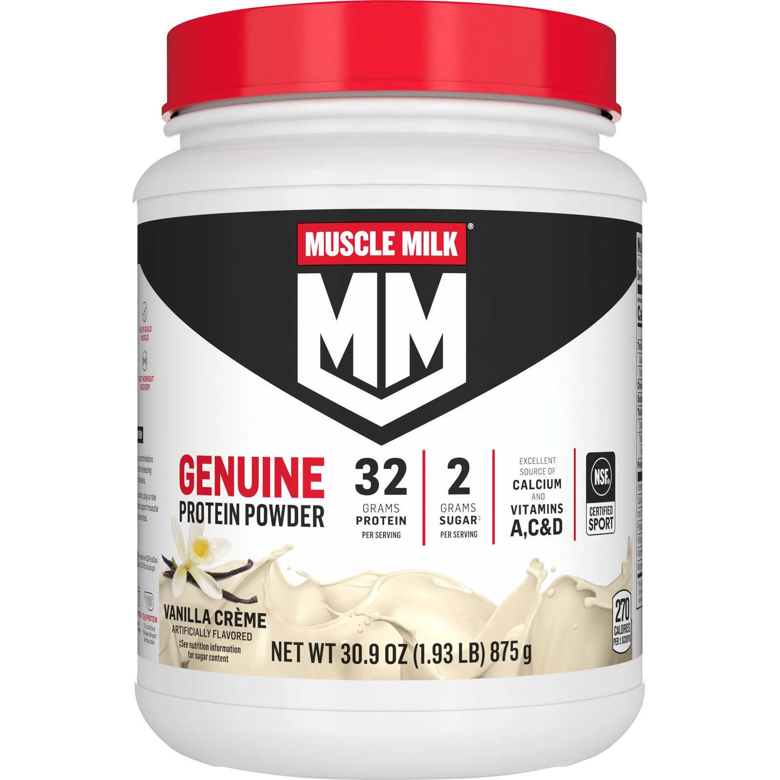 Vanilla Protein Powder 32g 1.9lb 30.9oz Genuine