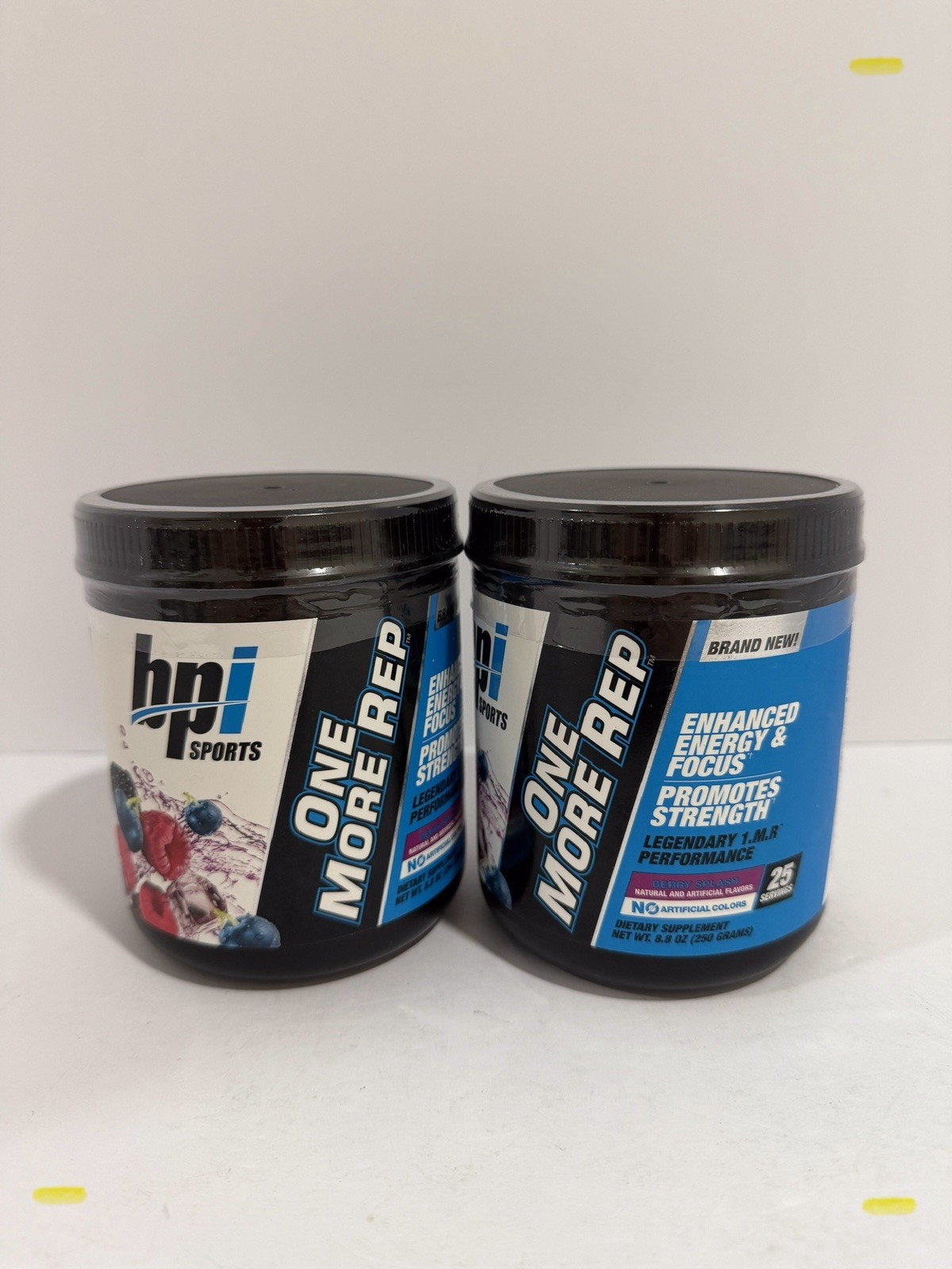 2 PACK -BPI Sports ONE MORE REP Berry Splash Legendary 1.M.R – 25 Serv EXP: 5/27