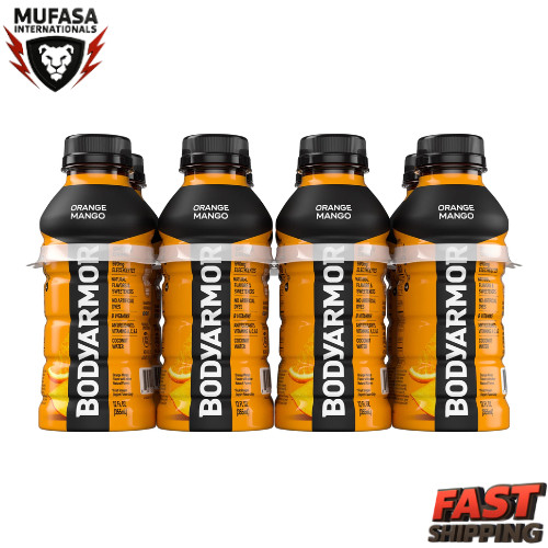 BODYARMOR Orange Mango Electrolyte Sports Drink, 12 fl oz, 8 Pack Bottles