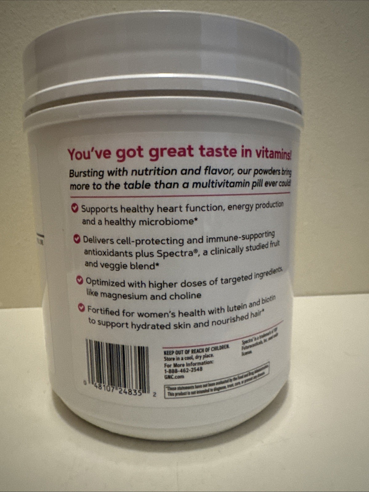 GNC Women’s Multi Powder Dietary Supplement Vanilla 30 Serving 17.14 Oz L@@K !!