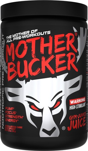 BUCKED UP MOTHER BUCKER PRE-WORKOUT Pump Focus Strength Energy High-Stimulant
