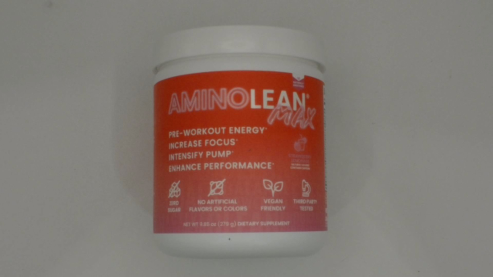 3/28 AminoLean MAX Natural Pre Workout – Intense Energy, Massive Pumps, Laser Fo