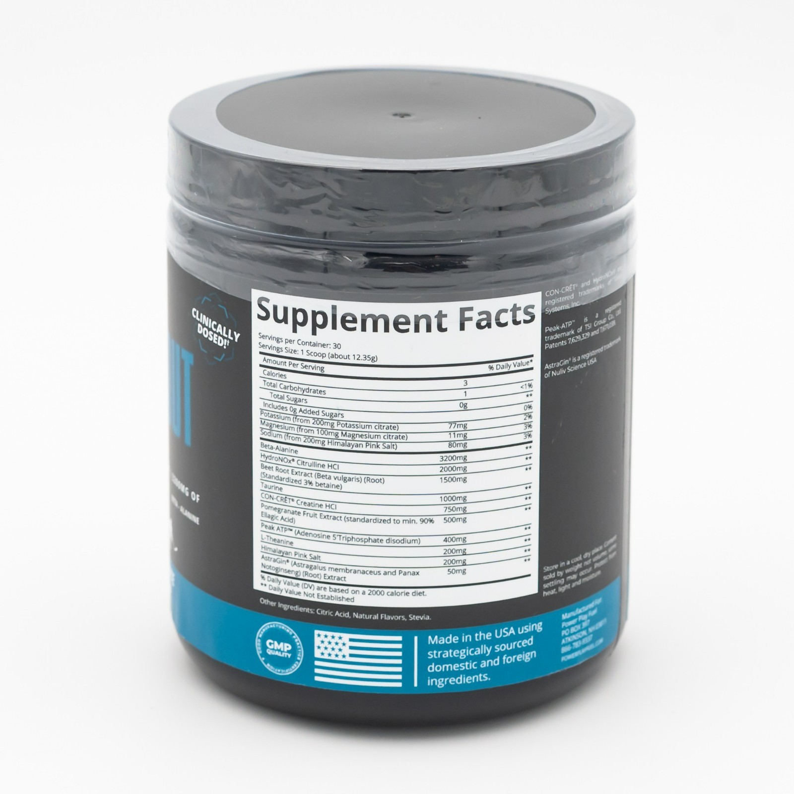 Power Play Fuel Stim Free Hydrating Pre-Workout Powder – Blueberry Pomegranate