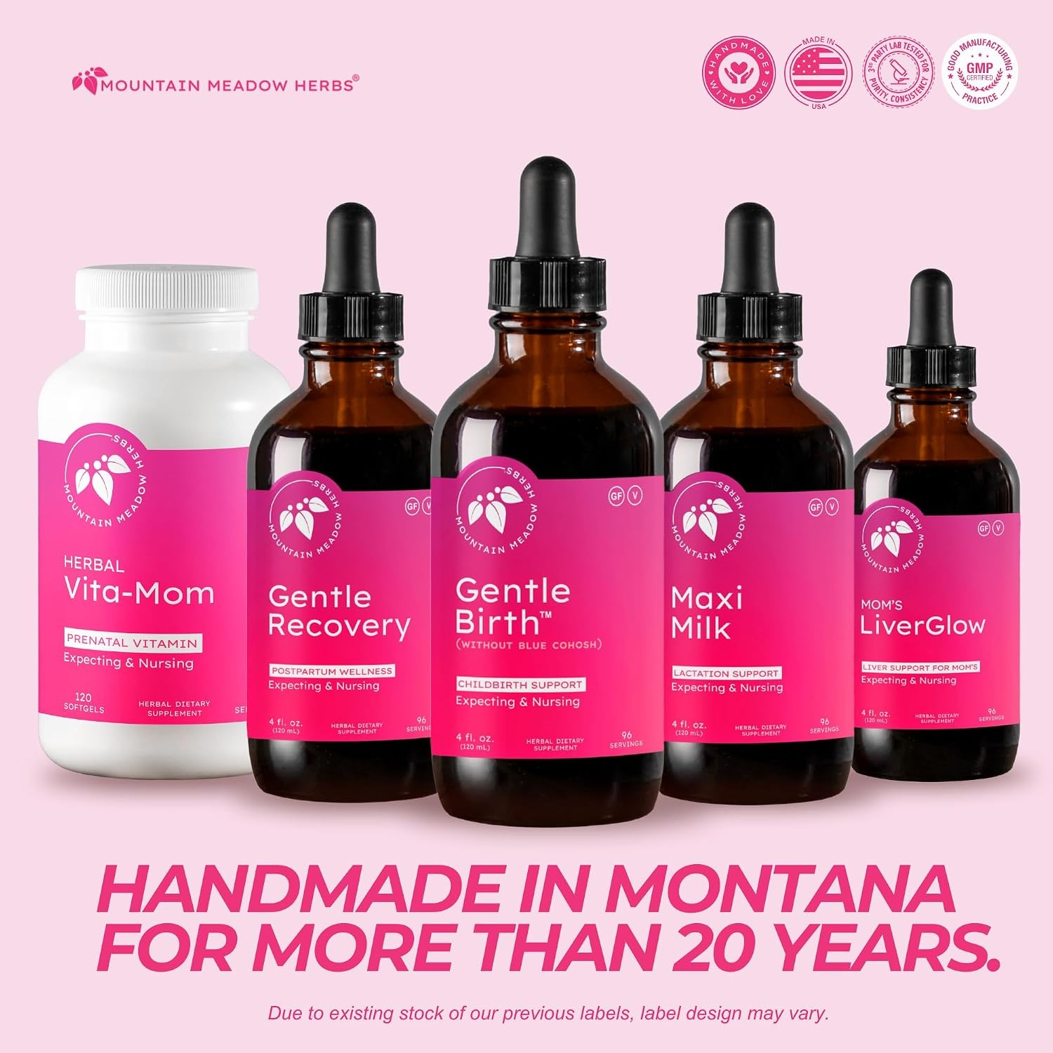 Mountain Meadow Herbs Gentle Birth for Birth Prep/Labor Prep, Fast Acting Liquid