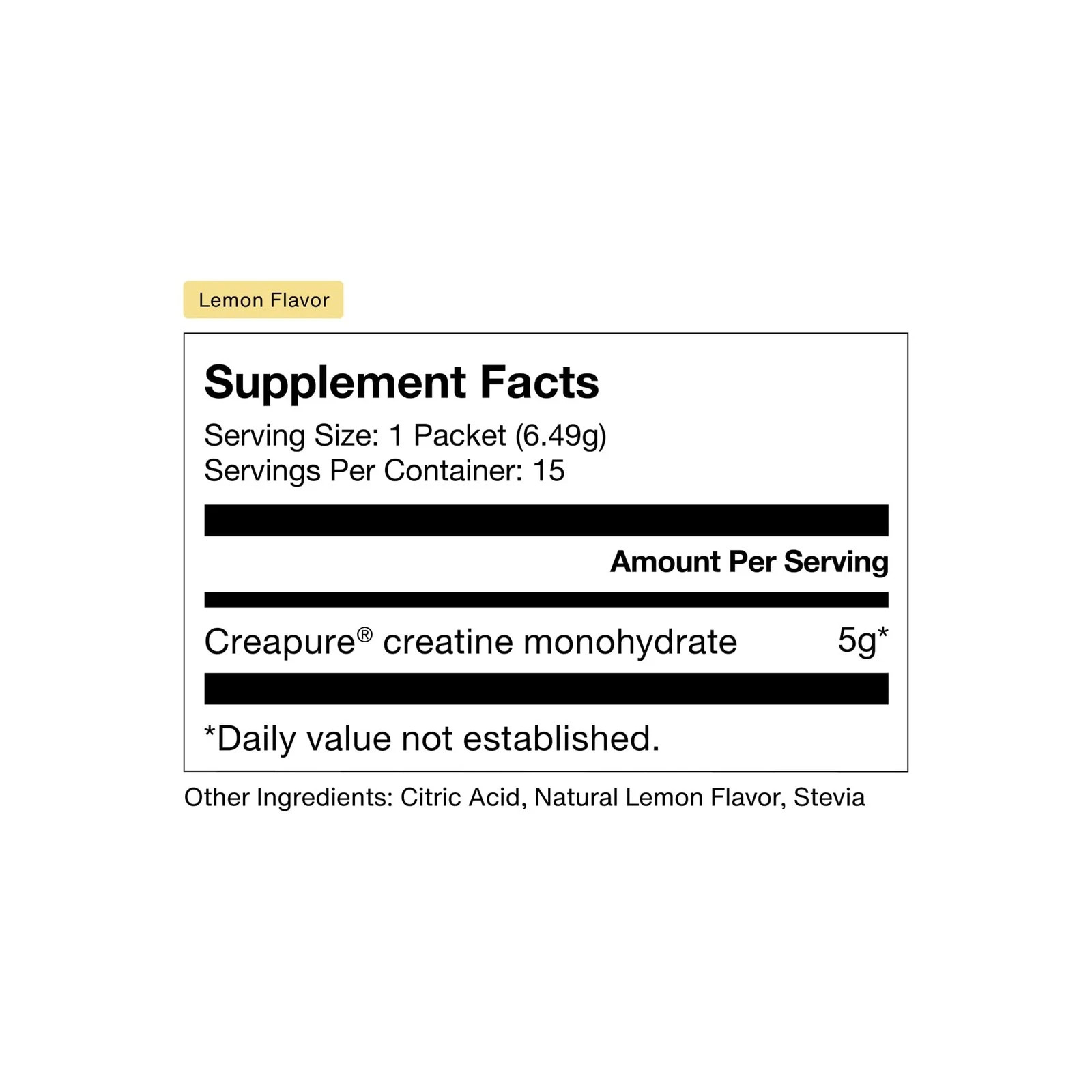 Momentous Creatine Lemon Monohydrate Powder – Creapure Creatine Powder – Supp…