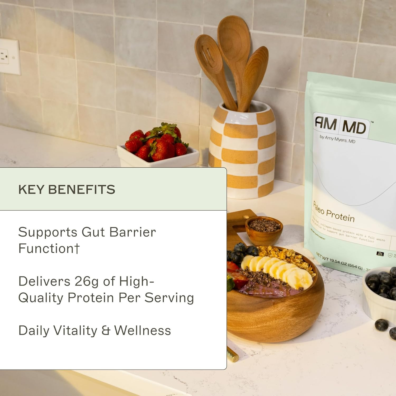 the Myers Way Paleo Protein Unflavored – Supports Gut Barrier Function & Daily P