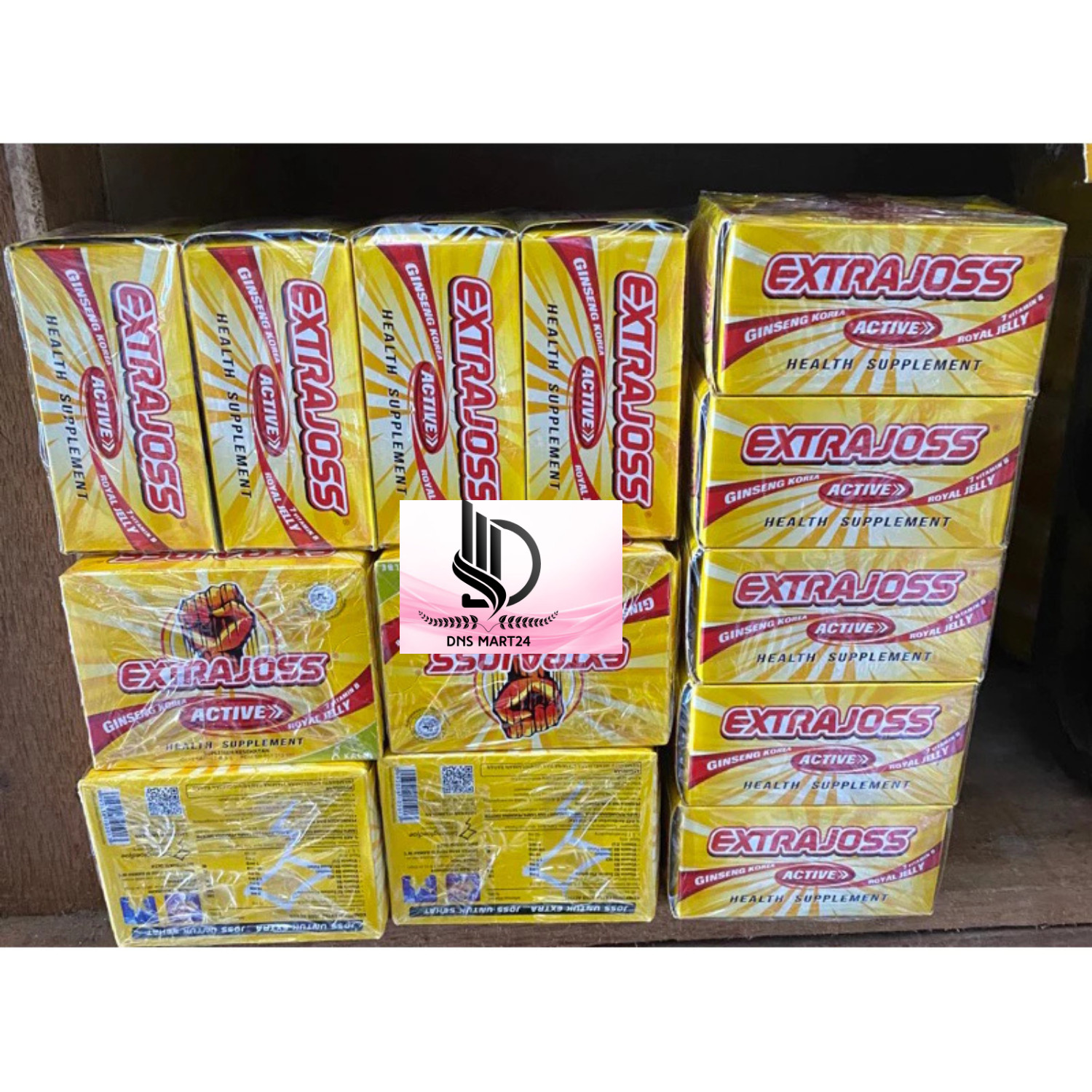 1 BOX (60 Sachet) Extra Joss Grape Flavour Sugar Free Energy Drink Powder