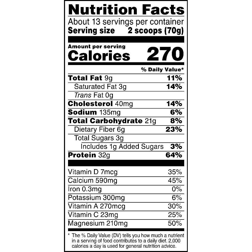 Strawberries and Cream Protein Powder 32g Protein per Serving 1.93lb 30.9oz Tub
