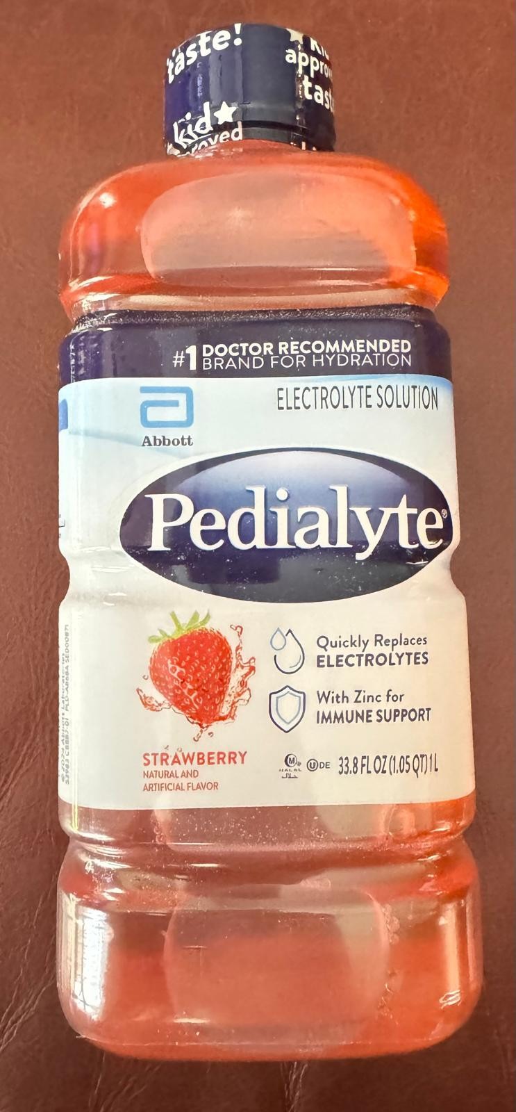 8 Pack Pedialyte Electrolyte Drink 33.8oz 1L Hydration Solution Choose Flavor N